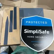 SimpliSafe Yard Sign and Stake, Home Security - Blue/Black - NEW™