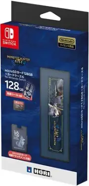 Hori Monster Hunter Rise micro SD card 128GB & Card Case 6 for Nintendo Switch N