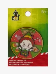 new Loungefly Elf Buddy food spinner enamel pin Christmas movie official