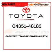 04351-48183 TOYOTA GENUINE GASKET KIT, TRANSAXLE OVERHAUL(ATM) OEM 0435148183