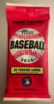 2023 TOPPS HERITAGE Refractor/Black/Superfractor #/574 or less FAT HOT PACK