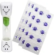 Smile Toothbrush Timer & 40 Disclosing Tablets (Green Timer)