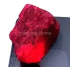 320.00 Ct Natural Red Ruby Rough Dyed IGL Certified Opaque Loose Gemstone 5AIU