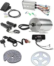 YC Yier 3000W Electric Brushless DC Motor Kit, 72V Brushless Motor Kit with 60A Brushless Controller for Go Karts E-Bike Electric Motorcycle Scooter Go Kart