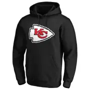 NFL Hoody Kansas City Chiefs Black Value Essentials Sweater Hooded Pullover