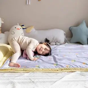 【韓國 Juho deco】兒童純棉睡袋-鬱金香(睡袋 露營睡袋 幼兒園睡袋 保暖睡袋)
