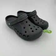 Crocs Gray Baya Sandal Clog Adult Unisex, Graphite, 10126-014 Size 5M / 7W