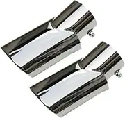 Compatible For HONDA CR-V 2020 2021 EX LX Stainless Rear Exhaust Muffler Tip End Tip 2PCS