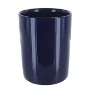 NEW POLISH POTTERY Cobalt Blue Ceramic Stoneware Utensil Jar Holder 7"