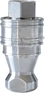 1pc stainless steel hydraulic quick connector for tubing machines mobile hydraulic quick connector 1/8 1/4 3/8 1/2 3/4 1inch(1-2)