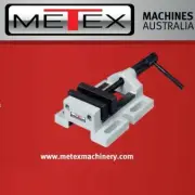 100mm Drill Press Vice METEX Deluxe Drilling Vise Prismatic Hardened Jaws