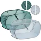 2PCS Mesh Laundry Hamper Collapsible Baskets 75L Large Foldable Dirty Clothes