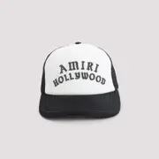 [Amiri] Amiri-Black Hollywood Trucker Hat-Uomo OS OS