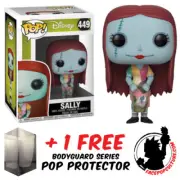 FUNKO POP DISNEY NIGHTMARE BEFORE CHRISTMAS SALLY WITH BASKET #449 + PROTECTOR
