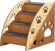 Dog Stair Bed - Indoor Pet Staircase, Dog Stairs with Bed, Climbing Dog Bed Stairs, Non-Slip Dog Stairs for Large, Medium and Small Dogs and Cats, la