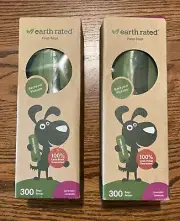 Earth Rated Dog Poop Bags, 2-300 Bag Rolls Dog Waste Grab N Go Poop Bags. READ!