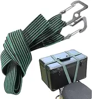 [Generic] Motorcycle Elastic Rope Strap - Elastic Drawstring Adjustable Tendon Binding Belt | Bungee Cord Rope, Hooked Elastic Rope for Bicycles, Travel, Fixing Luggage, Motorcycles