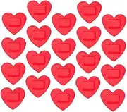 Yardwe 20pcs Heart Bandage Patches Boys and Girls Care Self Non-irritating Breathable Small for Boys and Girls