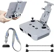No Disassembly Tablet Holder for DJI Mini 4K/ Mini 2 SE/Air 2S/ Air 3/ Mavic 3/ Mini 3/ Mini 4 Pro, 7-12 Inch Foldable iPad Mount Holder Pack of Lanyard and 2 Data Cables, DJI RC-N1/RC-N2 Accessories