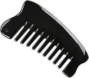 Healeved 1pc Scraping Massage Comb Facial Tool Facial Tool Body Massage Tools Gua Sha for Massage Tool for Massage Teasing Combs for Hairbrush Hairbrushes Black