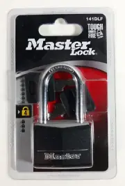 Master Lock 141DLF Keyed Padlock with 2 Keys Size 4 Sheds Gates Storage Lockers