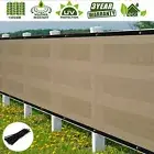 50Ft Privacy Fence Screen Garden Patio Yard Windscreen Mesh Shade Cover Beige