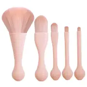 Catzon 5 Pcs Portable Mini Makeup Brushes Set Beauty Tools-Lollipop