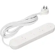 HPM D105/1 10A 2400W 4 Way Power Board 1.8M Lead -