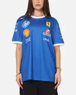 [PUMA] Puma X Scuderia Ferrari Monza T-shirt Steer Blue - Size L L Steer Blue