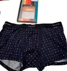 Paul Smith Large Men's Polka Dot Logo Boxer Briefs Organic Cotton Single Pack