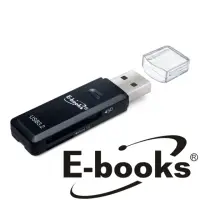 在飛比找momo購物網優惠-【E-books】T44 雙槽高速 USB3.2讀卡機(US