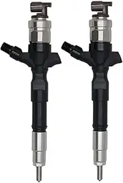 Diesel Fuel Injectors 2/4PCS 23670-30400 295050-0460, Compatible for Toyota Hilux 2.5L 1KD 2KD D-Series Engine, Common Rail Fuel System Component(2PCS)