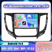For Mitsubishi Triton MQ MR L200 2015-2019 Car Stereo Android 14 CarPlay Navi BT