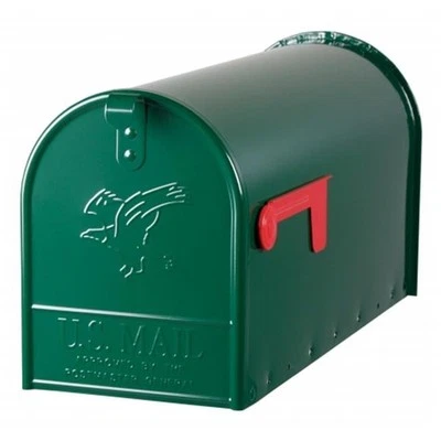 Solar Group Inc Large Green Rural Size Mailbox E16G