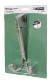 (5 Pack) Over-The-Door Double Hook Brushed Satin Pewter LQ-B25501Z-BSP-U