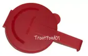TUPPERWARE Forget Me Not Junior Onion Tomato Keeper Storage Container Vtg Red