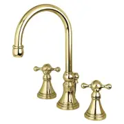 Kingston Brass KS298.KX Governor 1.2 GPM Widespread Bathroom - Brass