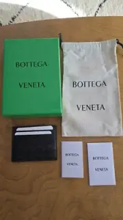 Bottega Veneta Intrecciato Leather Card Case. New With Tags.