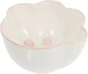 Mikinona 1Pc Creative Ceramic Storage Bowl Fruit Container for Snacks Rice and Home Decor Stylish and Odorless Design for Kitchen Counter and Serving