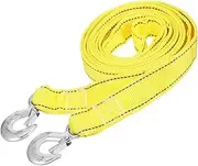 SEWACC Heavy Duty Tow Strap Off Road Vehicle Towing Rope with Hooks Emergency for Trucks Suvs and Boats Exceptional Durability Flexibility Use