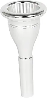 SUPVOX 13.3mm Tuba Replacement Silver Plated Mouthpiece Tuba Musical Instrument Accessory