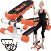 Mini Stepper Machine with Resistance Bands, Stepper for Exercise, Aerobic Steppe