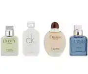 Calvin Klein Men's MIN 4-PIECE SET - 15mL - Men's Fragrance NEW Eternity CK One