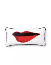 DVF Diane Von Furstenberg Target Kiss Toss Pillow NEW! 14X30