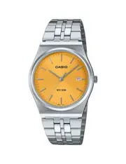 Casio Men's Watch - Wristwatch 35mm Silver Yellow