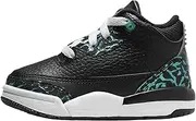 [Jordan] Toddler's 3 Retro Black/Siren Red-Hyper Jade (FV5439 001)