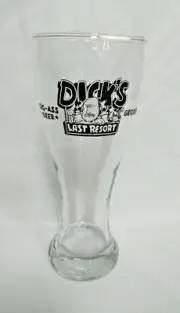 DICK'S LAST RESORT BIG ASS BEER GLASS GATLINBURG TN TALL BOY