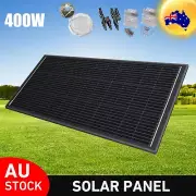 12V 400W Fixed Solar Panel Kit Mono Caravan Camping Home Battery Charge 400 Watt