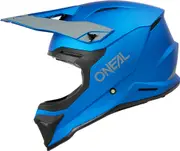 ONeal 1SRS Solid, motocross helmet , color: Matt Blue/Grey , size: S