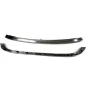 2Pcs Front Chrome Hood Molding Grille Trim For 2007-2015 Mini Cooper MC1216100